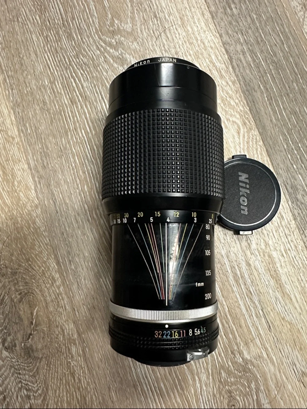 Nikon Black 80-200mm f/4.5 Telephoto Lens